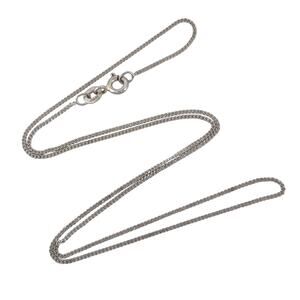 Estate SU Sterling Silver 925 Cuban Link Chain 15.75"